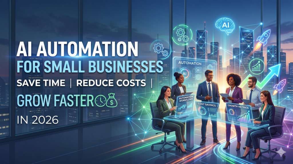 AI Automation for Small Businesses: How to Save Time, Reduce Costs, and Grow Faster in 2026