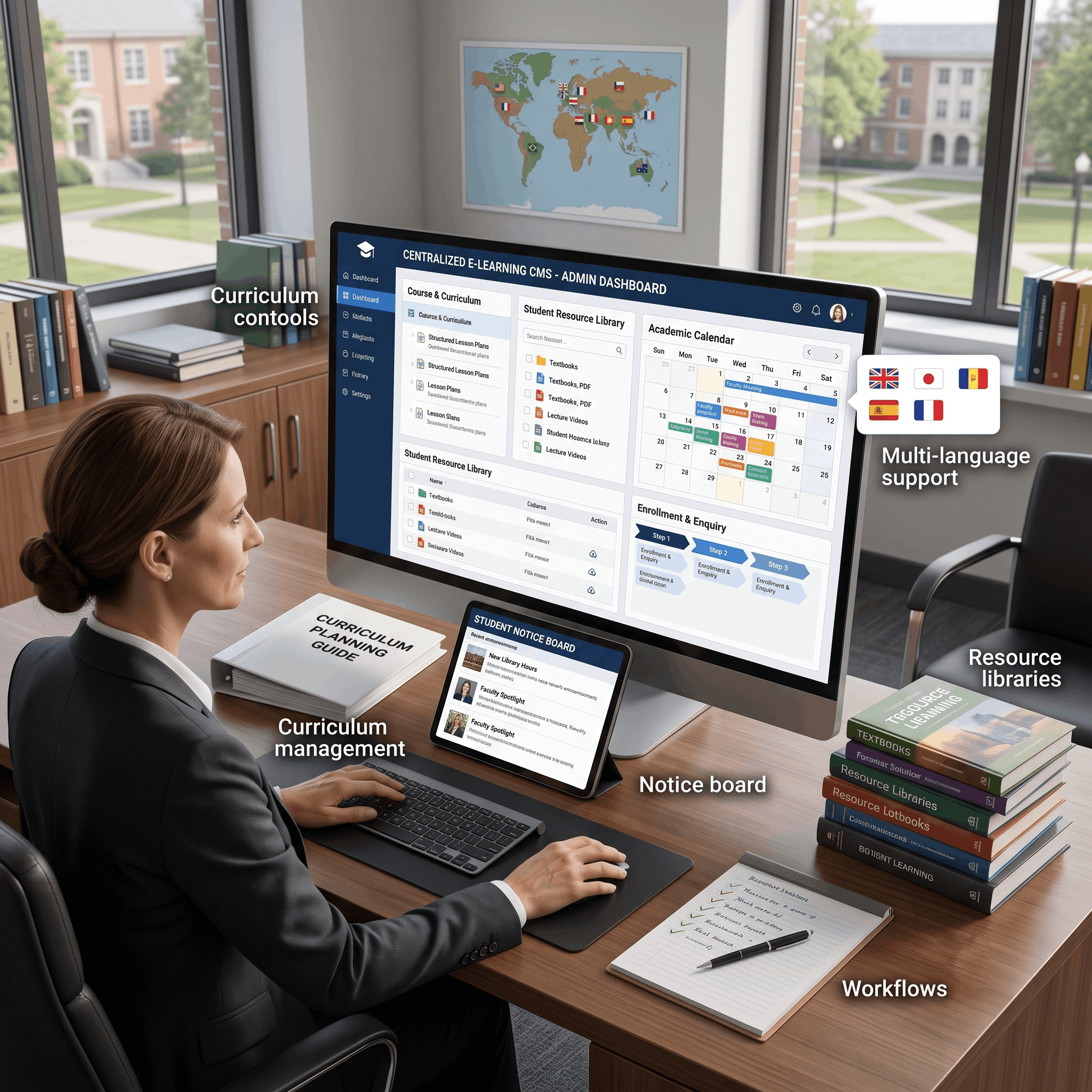 Education and E-Learning CMS