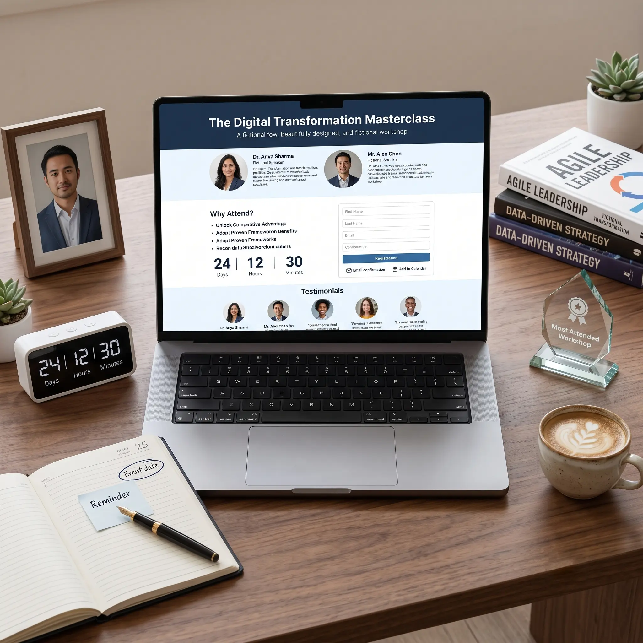 Event and Webinar Registration Pages