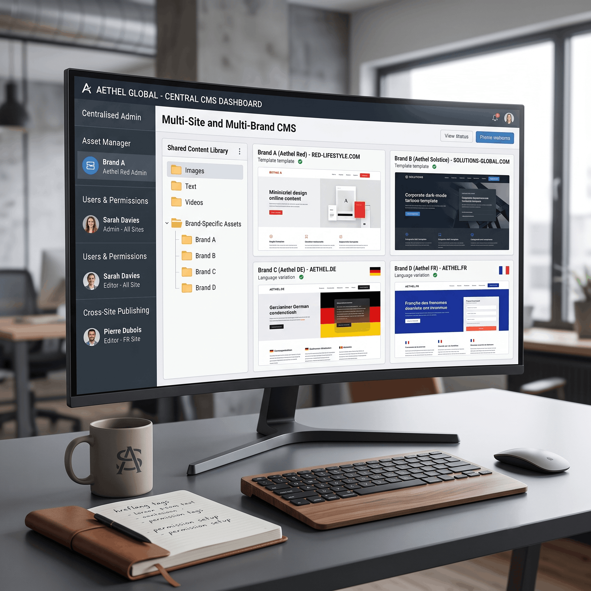 Multi-Site and Multi-Brand CMS
