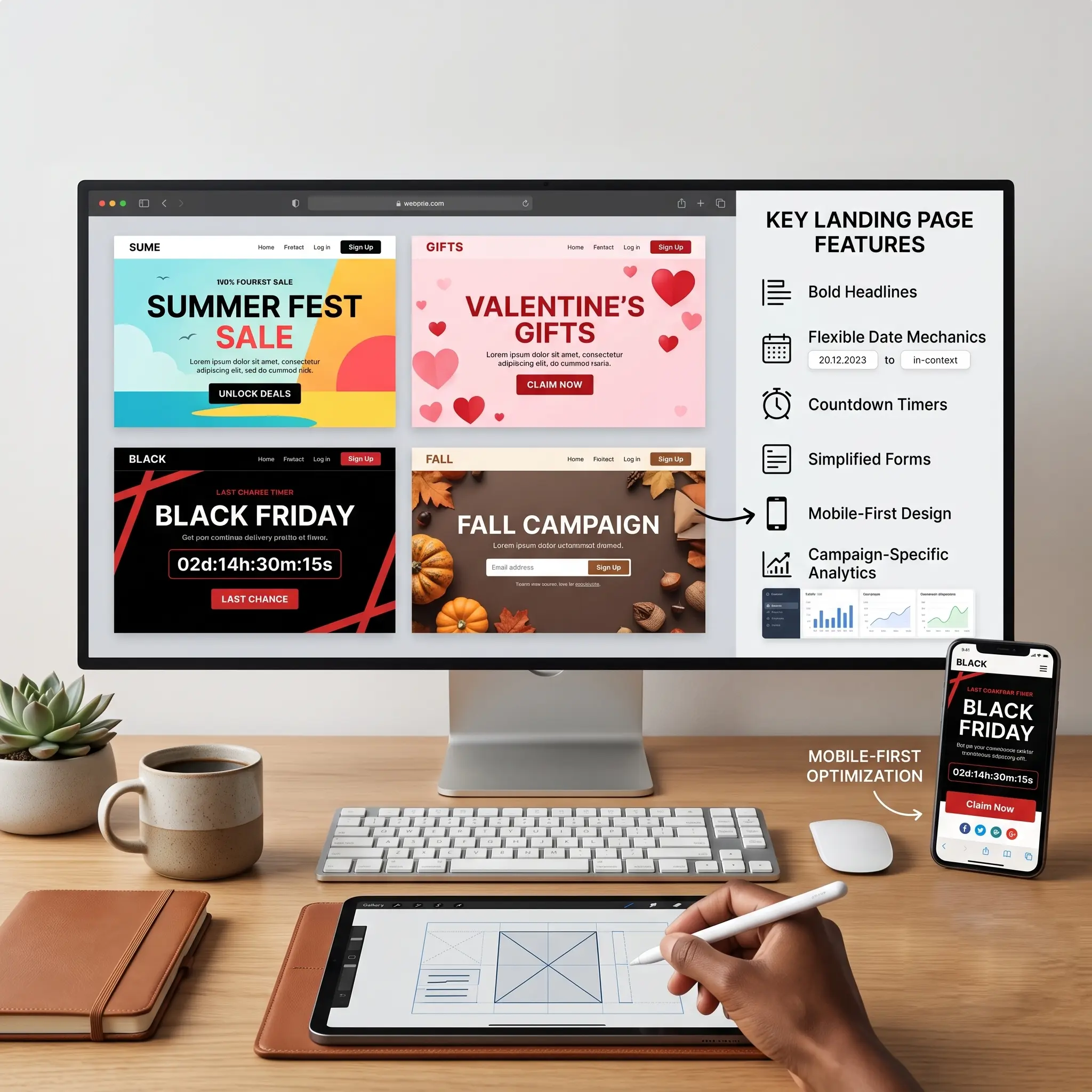 Seasonal and Campaign Landing Pages